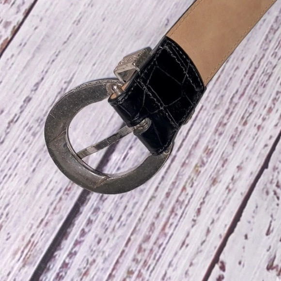 Brighton leather belt size 32 black - Picture 6 of 8